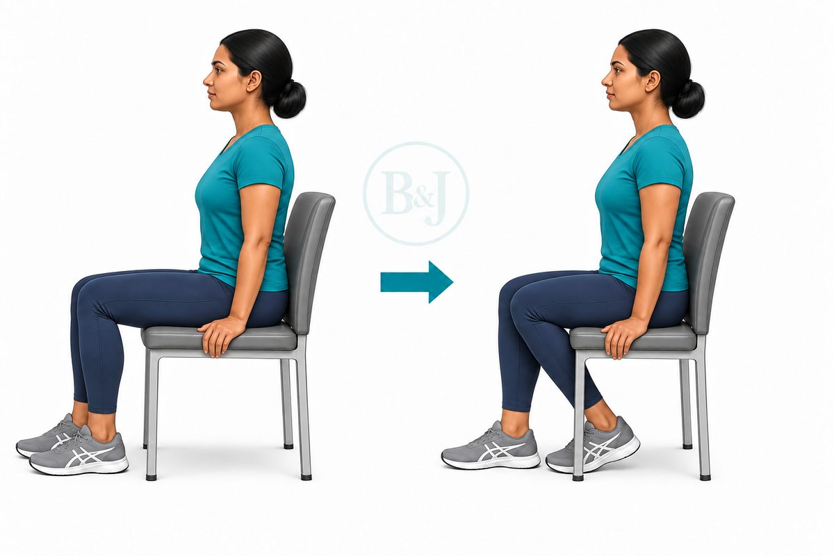 Sitting knee bend